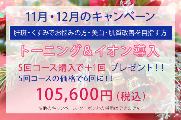 11月・12月のキャンペーン